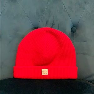 Madewell Red Knit Beanie